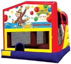 Curious George, Bounce Houses, Combos, Slides, Jumpers, Orange County